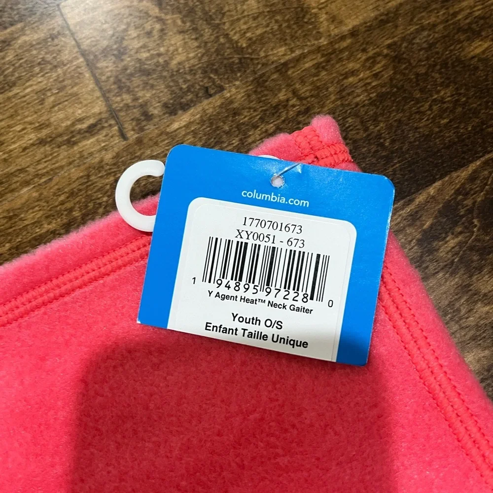 Columbia Kids Pink thermal Y agent heat neck gaitor